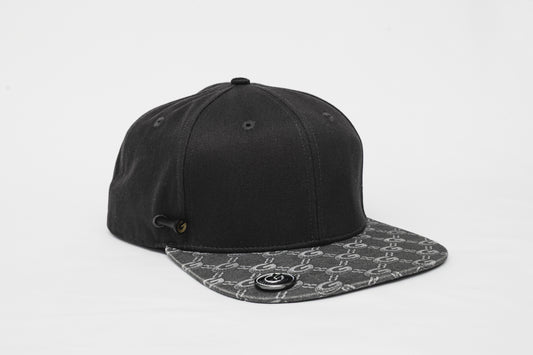 G•BALL 001 Classic Snapback golf cap, side angle view