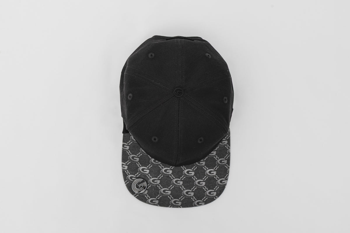 G•BALL 001 Classic Snapback golf cap with hidden magnetic ball marker and tee holder