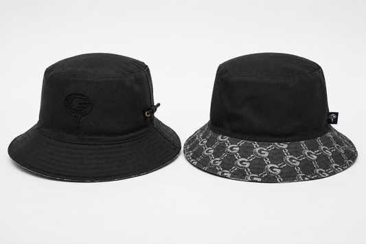 G•BALL 002 Reversible Bucket Hat, lightweight two-way golf bucket hat